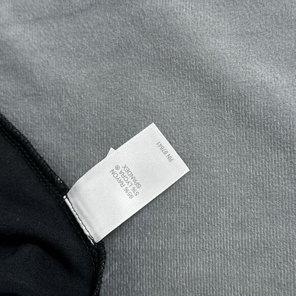 J. Jill Wearever Women's Small Dress Black Shift Knit 3/4 Sleeve Stretch Dots - Picture 6 of 6